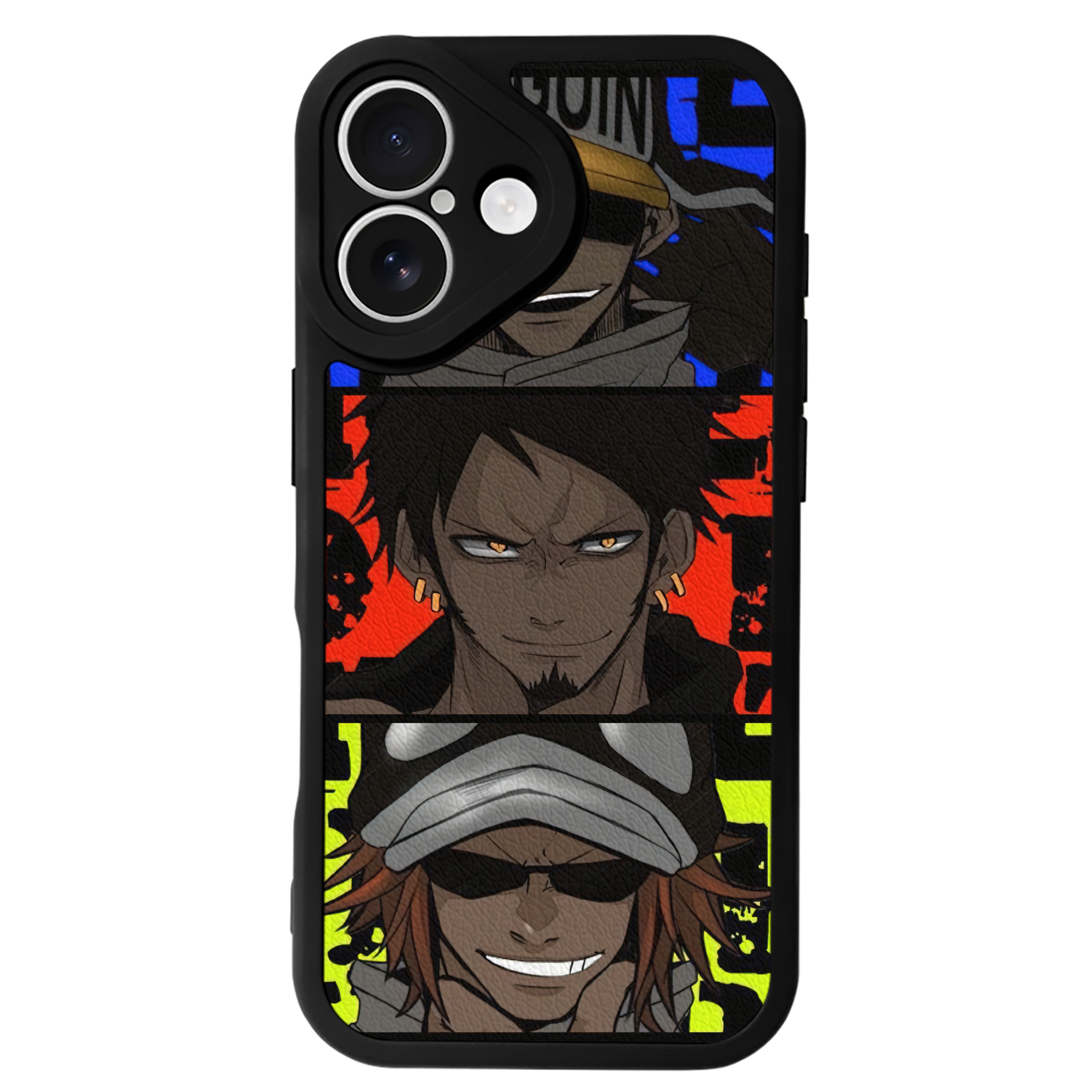 （画像用） ワンピース ONE PIECE 【iPhone 16シリーズ対応】シリコンスマホケース（レザー調） 材質：シリコン